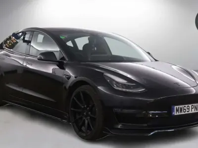 Used Tesla Model 3 Long Range AWD 366 kW (498 HP) 2019 Black Sedan