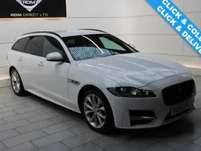 Used Jaguar XF Sportbrake R-Sport 180 HP (132 kW) 2019 White Estate