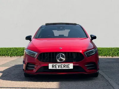 Used Mercedes A35 AMG Premium Plus 306 HP (225 kW) 2019 Red Hatchback