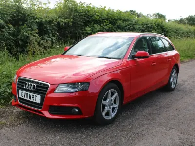 Used Audi A4 2011 Red Estate