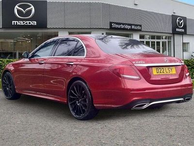 Used Mercedes E220 AMG line 2017 Red Sedan