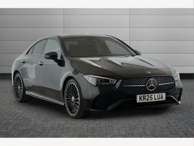 Used Mercedes CLA200 AMG Line Premium Plus 161 HP (118 kW) 2025 Black Coupe