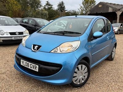 Blue Used 2008 Peugeot 107 Hatchback | £2,999 (Fair price)