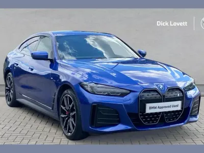 Used BMW i4 M Sport 250 kW (340 HP) 2022 Blue Sedan