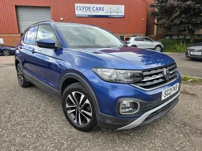 Used VW T-Cross United 115 HP (84 kW) 2021 Blue SUV