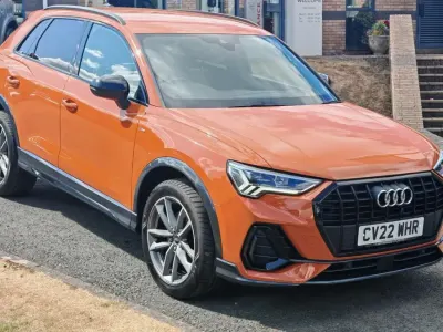Used Audi Q3 Black Edition 245 HP (180 kW) 2022 Orange SUV