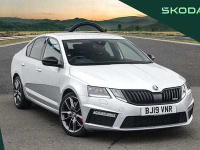 Used Skoda Octavia vRS 241 HP (177 kW) 2019 Brilliant silver metallic Hatchback