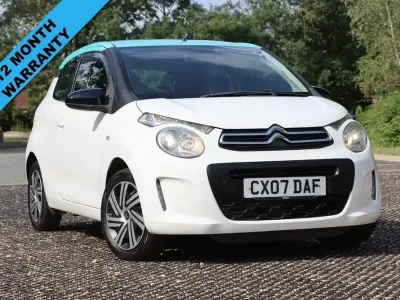Used Citroën C1 Feel 68 HP (50 kW) 2016 White Hatchback