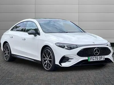 Used Mercedes CLA 250+ AMG line 200 kW (272 HP) 2025 White Sedan