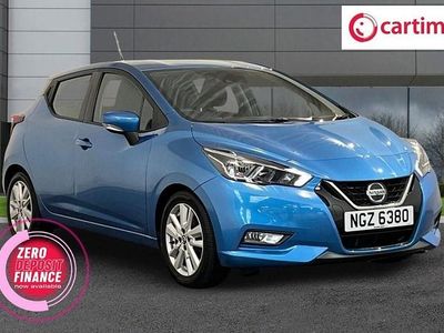 Used Nissan Micra Acenta 100 HP (73 kW) 2019 Blue Hatchback