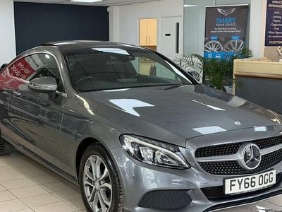 Begagnad Mercedes C220 Premium Plus 170 HK (125 kW) 2016 Grå Sportkupé