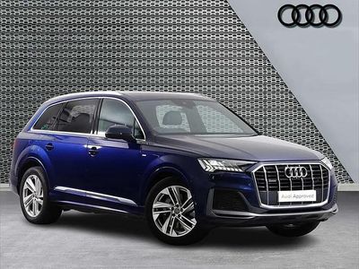 Used Audi Q7 S-Line 281 HP (206 kW) 2019 Blue SUV