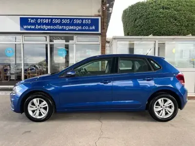 Używany VW Polo SE 95 KM (69 kW) 2019 Niebieski Hatchback