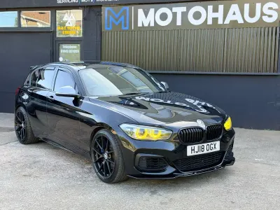 Used BMW M140 M Sport 480 HP (353 kW) 2018 Black Hatchback