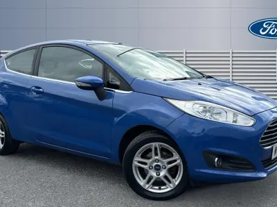 Used Ford Fiesta Zetec 82 HP (60 kW) 2013 Blue Hatchback