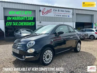 Occasion Fiat 500 Lounge 69 ch (50 kW) 2016 Noir Citadine