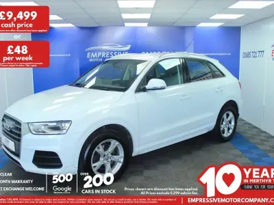 Used Audi Q3 150 HP (110 kW) 2017 White SUV