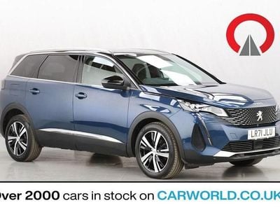 Blue Used 2022 Peugeot 5008 GT SUV | £14,990 (Good price)