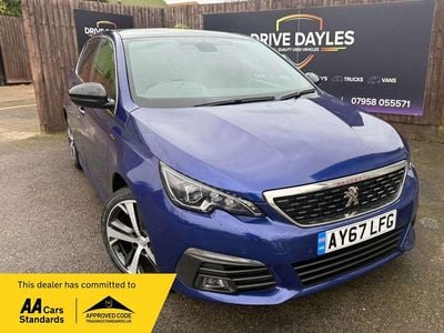 Blue Used 2017 Peugeot 308 GT-line Hatchback | £6,999 (Fair price)
