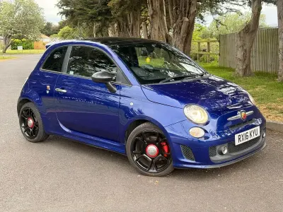 Used Abarth 595 140 HP (102 kW) 2016 Blue Hatchback