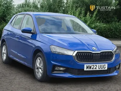 Used Skoda Fabia Comfort 95 HP (69 kW) 2022 Blue Hatchback