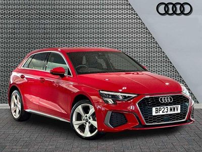 Used Audi A3 e-tron S-Line 200 HP (147 kW) 2023 Red Hatchback