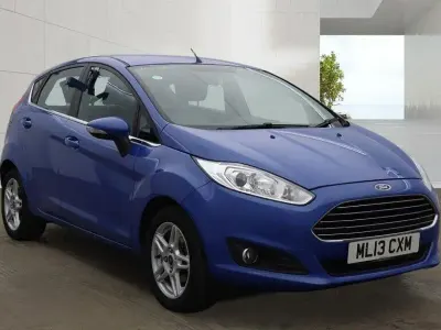 Used Ford Fiesta Zetec 2013 Blue Hatchback