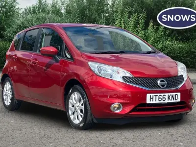 Used Nissan Note Acenta Premium 80 HP (58 kW) 2017 Red Hatchback