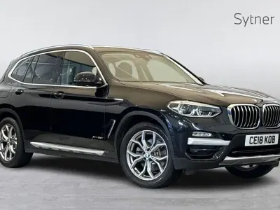 Used BMW X3 xLine 181 HP (133 kW) 2018 Black SUV
