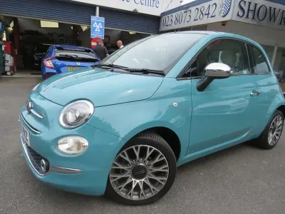 Used Fiat 500 S 69 HP (50 kW) 2017 Blue Hatchback