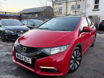 Red Used 2014 Honda Civic SR Hatchback | £7,850 (Fair price)