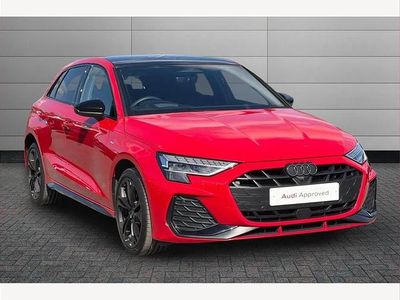 Used Audi A3 e-tron Black Edition 204 HP (150 kW) 2025 Red Hatchback