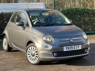 Used Fiat 500 Lounge 69 HP (50 kW) 2019 Grey Hatchback
