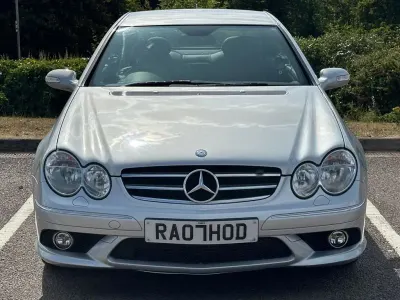 Used Mercedes CLK200 2007 Silver Coupe