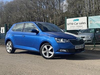 Used Skoda Fabia SE L 110 HP (80 kW) 2020 Blue Hatchback