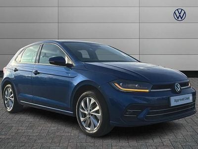 Used VW Polo Style 95 HP (69 kW) 2022 Blue Hatchback