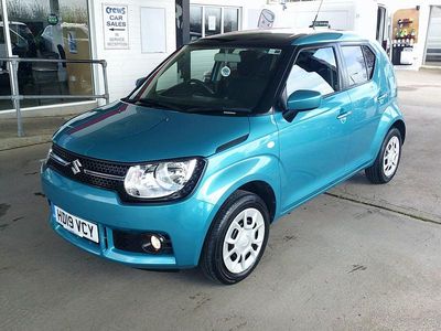 Used Suzuki Ignis SZ3 90 HP (66 kW) 2019 Blue with black roof SUV
