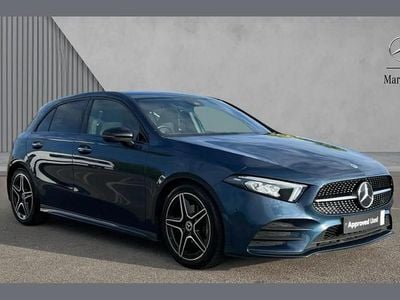 Used Mercedes A200 AMG Line Premium 161 HP (118 kW) 2023 Blue Hatchback