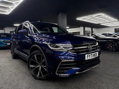 Blue Used 2021 VW Tiguan Allspace R-line SUV | £25,995 (Fair price)