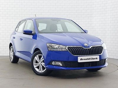 Used Skoda Fabia SE 60 HP (44 kW) 2021 Blue Hatchback