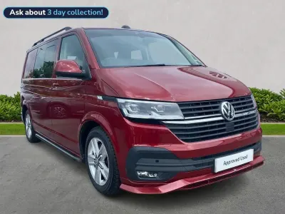 Used VW T6.1 Highline 150 HP (110 kW) 2022 Red Van