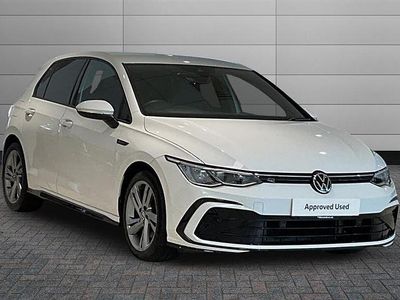 Used VW Golf VIII R-line 130 HP (95 kW) 2021 White Hatchback