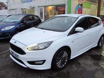White Used 2017 Ford Focus ST-Line Hatchback | £6,495 (Fair price)
