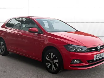 Used VW Polo Match 95 HP (69 kW) 2021 Red Hatchback