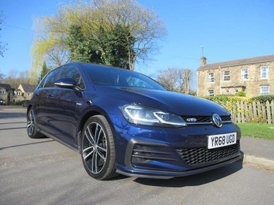 Used VW Golf VII GTD 184 HP (135 kW) 2018 Blue Hatchback