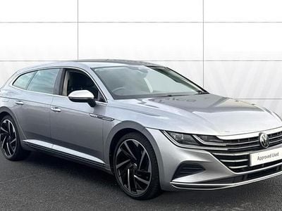 Used VW Arteon Elegance+ 150 HP (110 kW) 2021 Pyrite silver metallic Estate