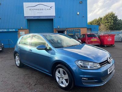 Blue Used 2015 VW Golf VII Match Hatchback | £5,275 (Good price)