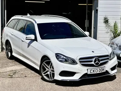 Used Mercedes E220 AMG 2013 White Estate