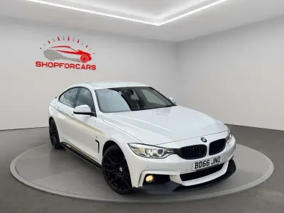 Begagnad BMW 420 Gran Coupé M Sport 187 HK (137 kW) 2016 Vit Sportkupé