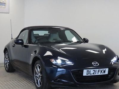 Used Mazda MX5 Inclusive 132 HP (97 kW) 2021 Blue Cabriolet